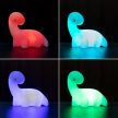 Dinoszaurusz RGB éjszakai fény, elemes