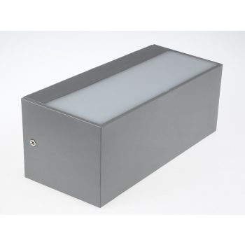 Fali lámpa tégla formával, szürke 12W 4000K 600Lumen