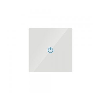   V-Tac Üveg érintős 101 kapcsoló fehér KÉSZLET EREJÉIG KAPHATÓ!