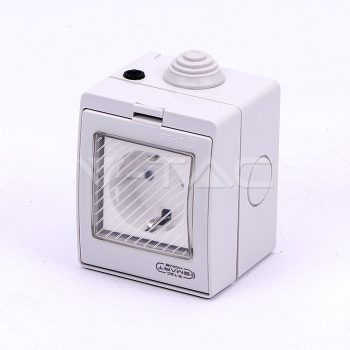   V-Tac Wifis okos kültéri konnektor IP65 KÉSZLET EREJÉIG KAPHATÓ!