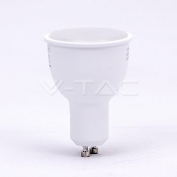   V-Tac Wifis okos LED izzó GU10 4,5W 360lm  CCT szín KÉSZLET EREJÉIG KAPHATÓ!