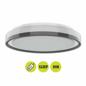   Vivalux  Pleada RGB W Mennyezeti design led lámpa távirányítóval 36W 2300Lm 3000-6400K 