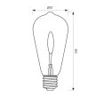 Vivalux filament LED izzó E27 0,6W 20Lm 360° 1800K Láng hatás