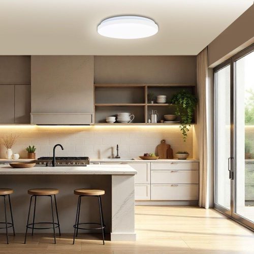 Vivalux Karina CCT Mennyezeti led lámpa, állítható színhőmérséklet, opál búra 12W 1150Lm 3000-6400K 