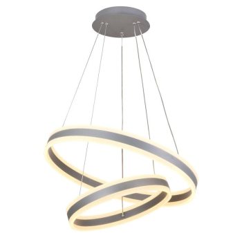   Nedes design függeszték távirányítóval 135W CCT 9000Lm szürke 