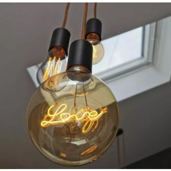   Nedes Filament design izzó LOVE izzószálas G125 2W 120Lm E27 2000K 