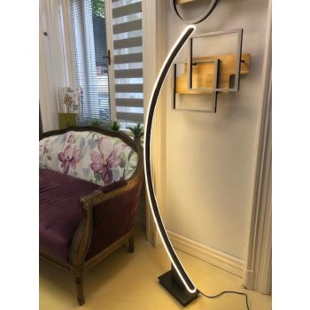   Nedes design állólámpa távirányítóval CCT 75W 5000Lm fekete 