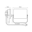 Nedes LED reflektor 20W 4000K 1900Lm IP65 fehér