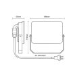 Nedes LED reflektor 50W 4000K 4750Lm IP65 fehér