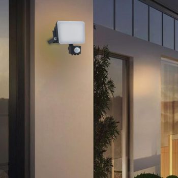   Nedes Mozgásérzékelős LED reflektor 10W 4000K 950Lm IP65 fekete