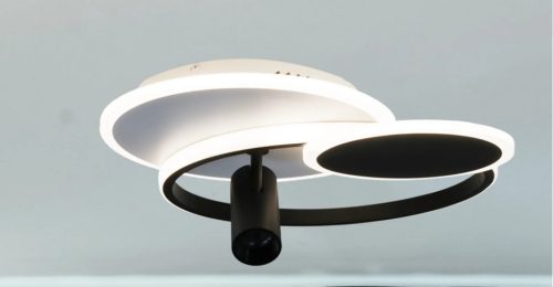 Nedes design mennyezeti lámpa távirányítóval +LampSmart Pro applikációs vezérléséssel CCT 65W 4600Lm