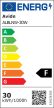 Avide led  lámpa 120x7cm 30w 4000K 3000Lm
