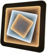 Avide Porter Mennyezeti design led lámpa távirányítóval 160W 1120Lm 3000-6400K