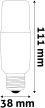 Avide stick LED izzó E27 9,5W 1055Lm 220° 3000K