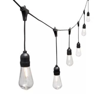   Home  papaya  napelemes solar kültéri dekor fűzér 10db filament izzóval 4,5m sorolható