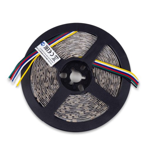 Avide RGB+CCT LED szalag 24V 10W 600Lm 120led/m IP20