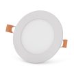 Avide 6W Beépíthető kör led panel CCT 420Lm IP44