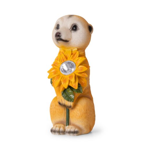 Entac Szurikáta kerti szolár lámpa, napraforgós  280mm 