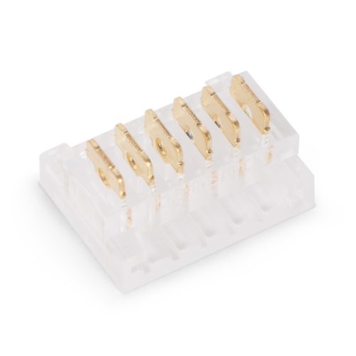 RGBCCT led szalag toldó 6 pólusos, szalag-szalag toldáshoz, 12mm 