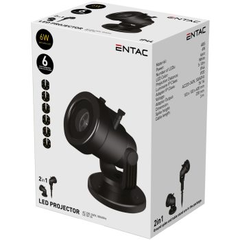   Entac LED projector 6db cserélhető kártyával, 3m vezetékkel, IP44