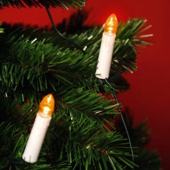   Karácsonyi LED-es gyertya fényfüzér 16 gyertyával 7,5m IP20 KÉSZLET EREJÉIG KAPHATÓ!