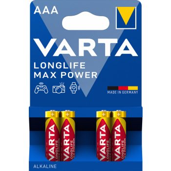 Varta Longlife Max Power  AAA mikró alkáli elem 